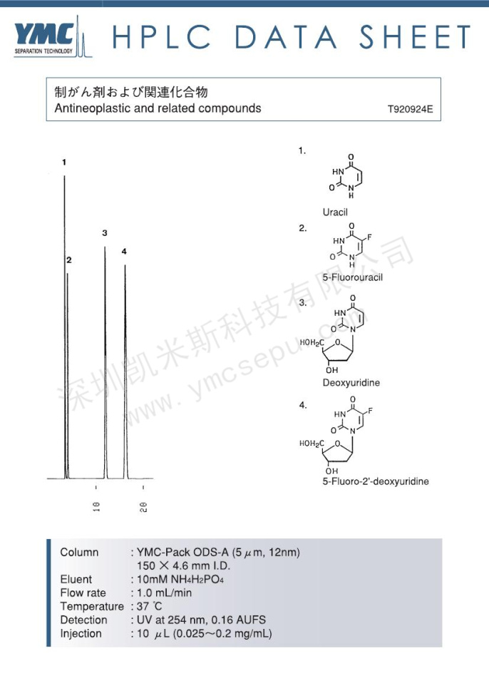 HPLC檢測抗腫瘤藥物及相關(guān)化合物 HPLC檢測抗腫瘤藥物及相關(guān)化合物